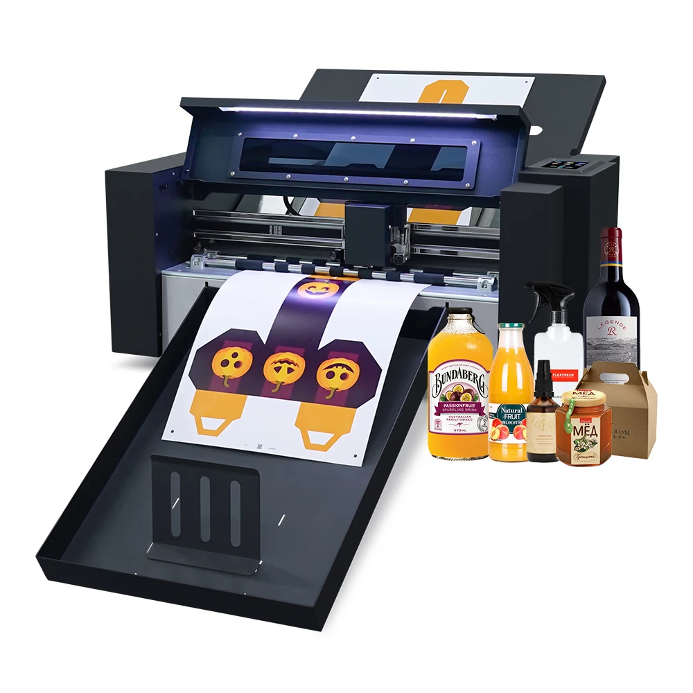 Multi-functional Kiss Cutting Double Dual Head Blade A3 A3+ Box Cutting and Creasing Machine with Automatic Feeder CCD Camera