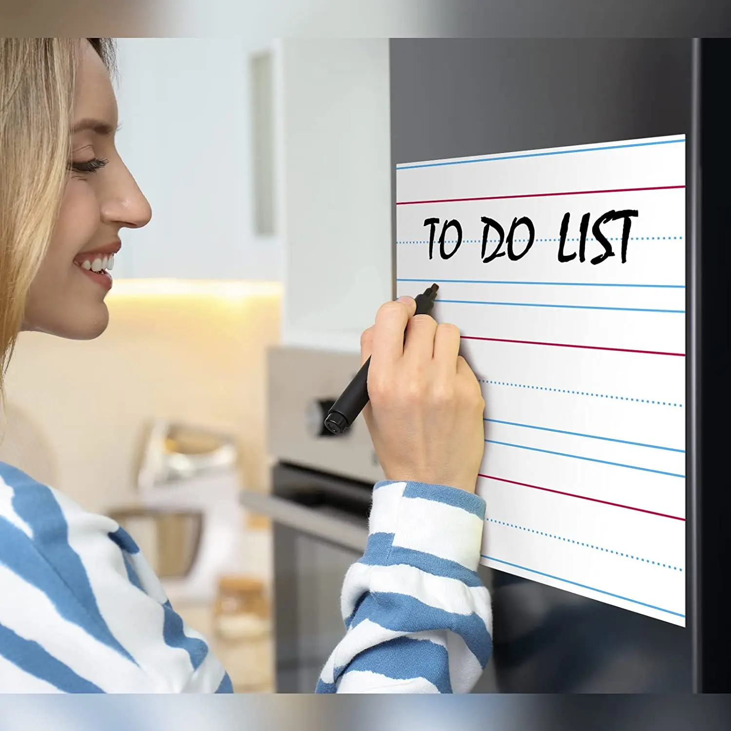 4 Pack Ruled Sentence Strips Lined Dry Erase Boards