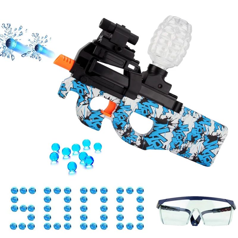 Mini P90 Wasser Gel Perlen Blaster Gewehr Outdoor Spielzeug Gel