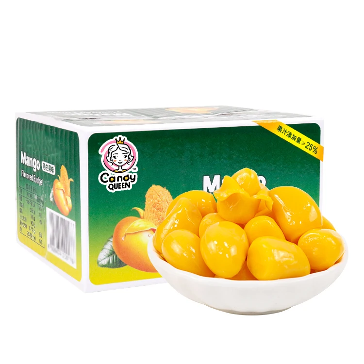 Factory Direct Sale Halal/kosher Certification 4D mango Peeled Gummy Jelly Soft Candy Bonbons