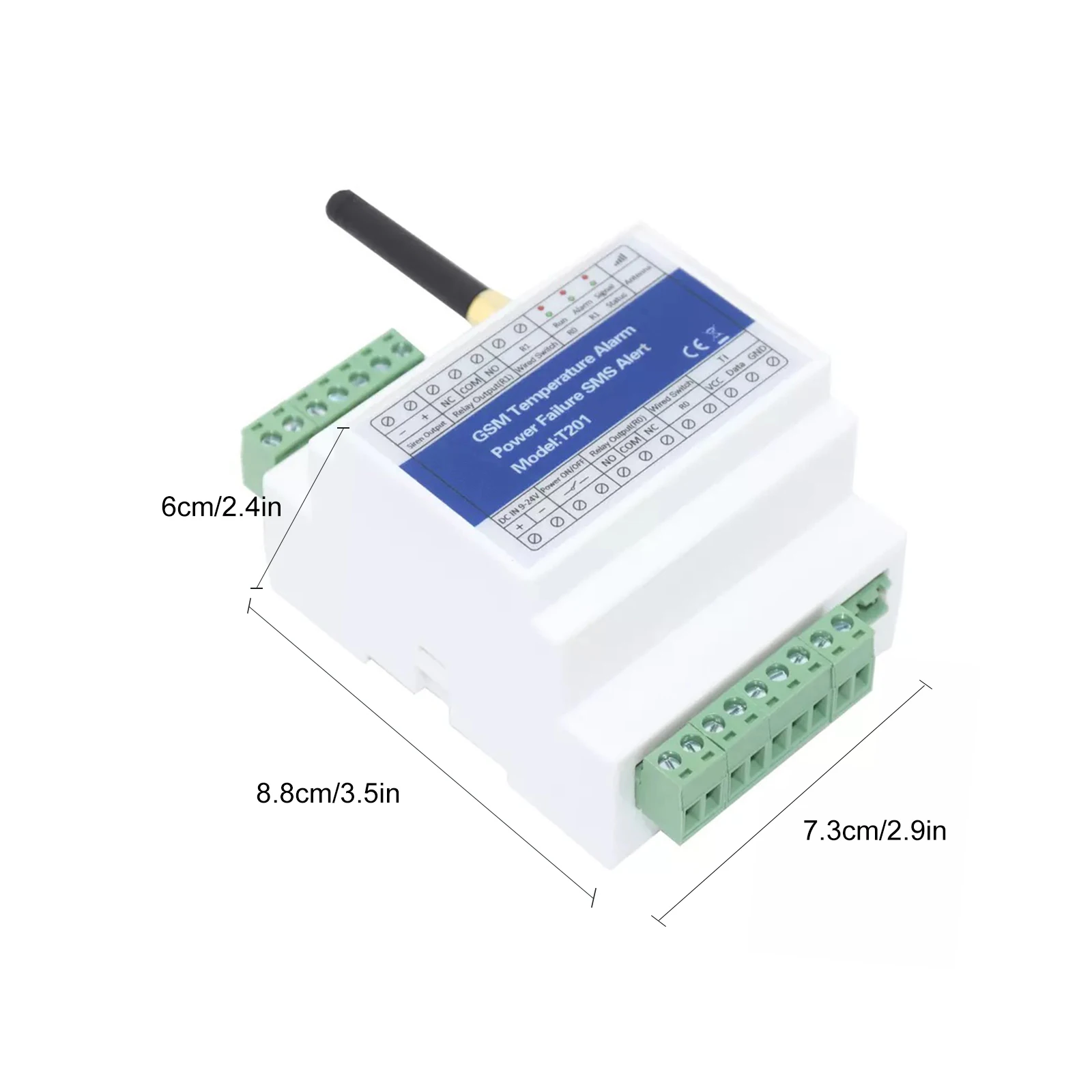 T201 GSM Temperature Alarm Access Controller Power Failure SMS Alert Remote Relay Switch Power Status Monitoring for Alarm
