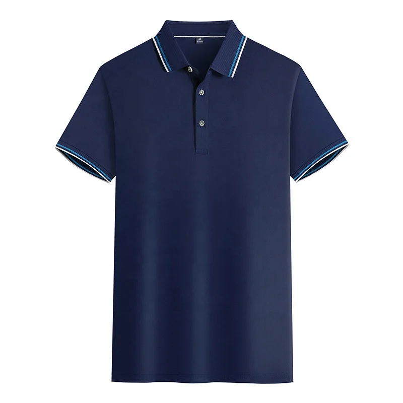 JL0914A Factory Personalized OEM High Quality Men’s Polo T-Shirts Wholesale Short Sleeve Golf Cotton T Shirt Men