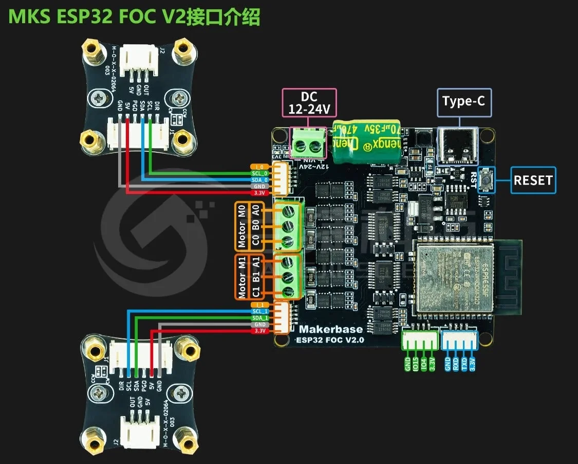 MKS ESP32FOC - Open Source Brushless FOC Motor Control