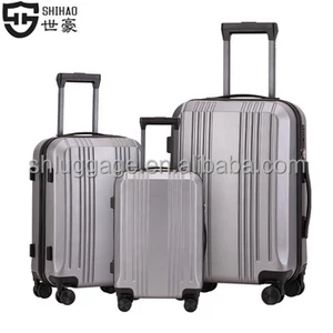 Factory Wholesale Light Weight Waterproof Classic Spinner Hard Shell Suitcase Luggage Travel Trolley Bags ABS Luggage Sets 3
