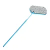 Miroir carré orné de diamants-bleu clair