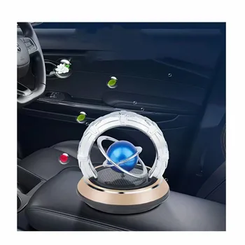 New Dashboard Home Decoration Solar Rotating Funny Scents Diffuser Car Air Freshener