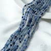 Jade dongling bleu naturel-3 mm-1 brin