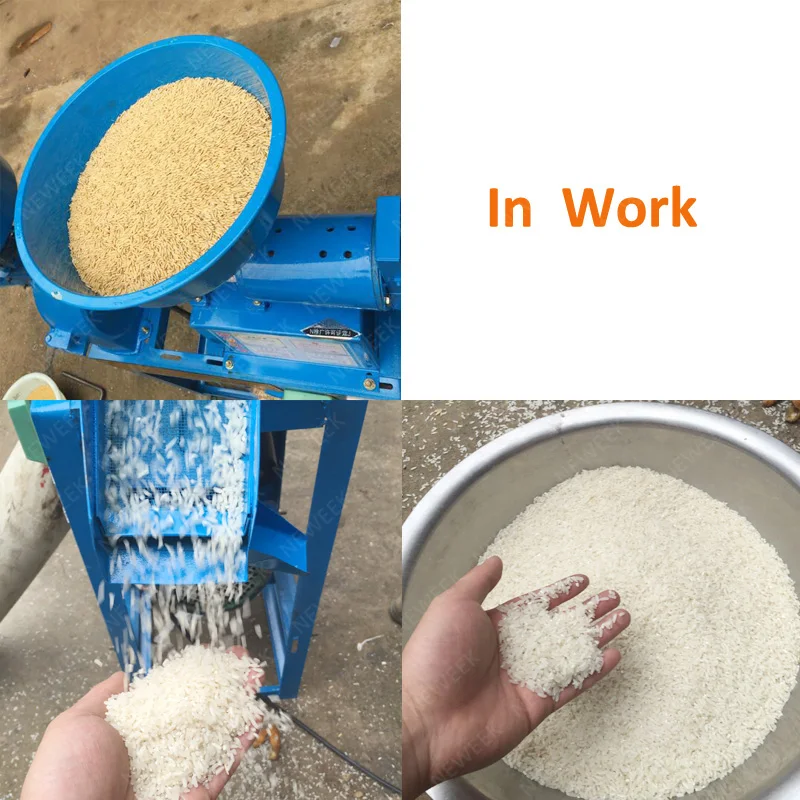 NEWEEK Portable Paddy Milling Machine Wheat Price Rice Huller Machine