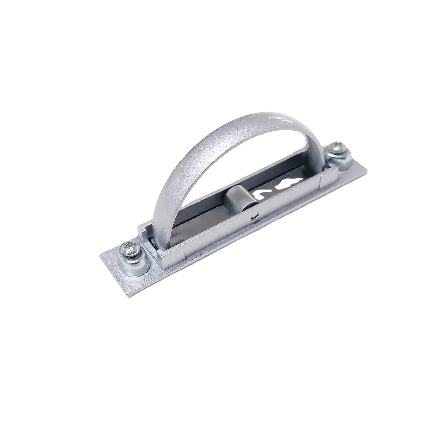 Hengsheng LS077 Rotary Concealed Handle Lock Metal Zinc Alloy Flat Lock With Keys High Voltage Cabinet Cabinet Handles