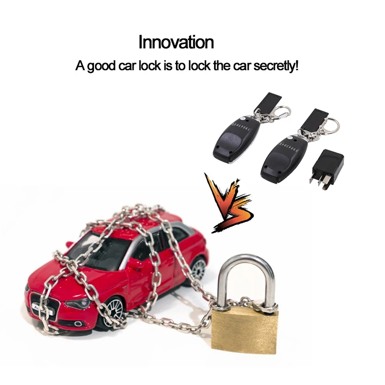 Car ACC Relay Immobilizer Remote Control Key Arm Disarm Automatic Spy Smart Car Alarm Remote Relay