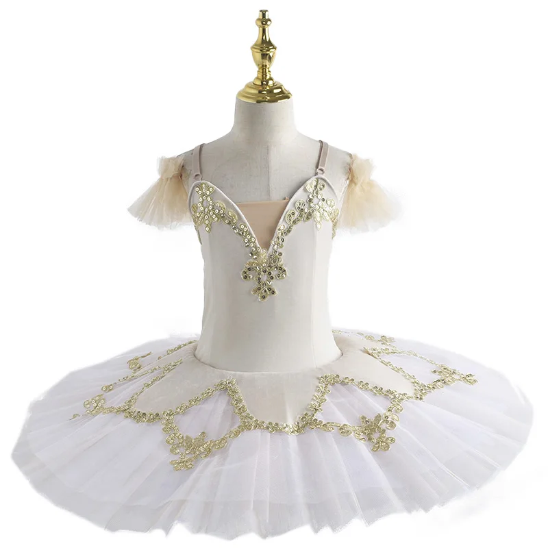 Ballet Tutu Professional Children Eskirada Ballet Dress Girls Kids Belly  Dance Clothing Stage Performance Costume With Hoop
