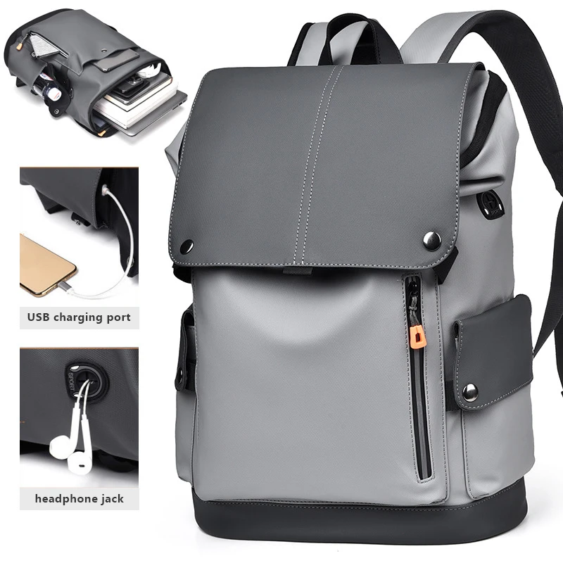 New Business Backpack Men's Backpack Large Capacity Travel Laptop Bag ...
