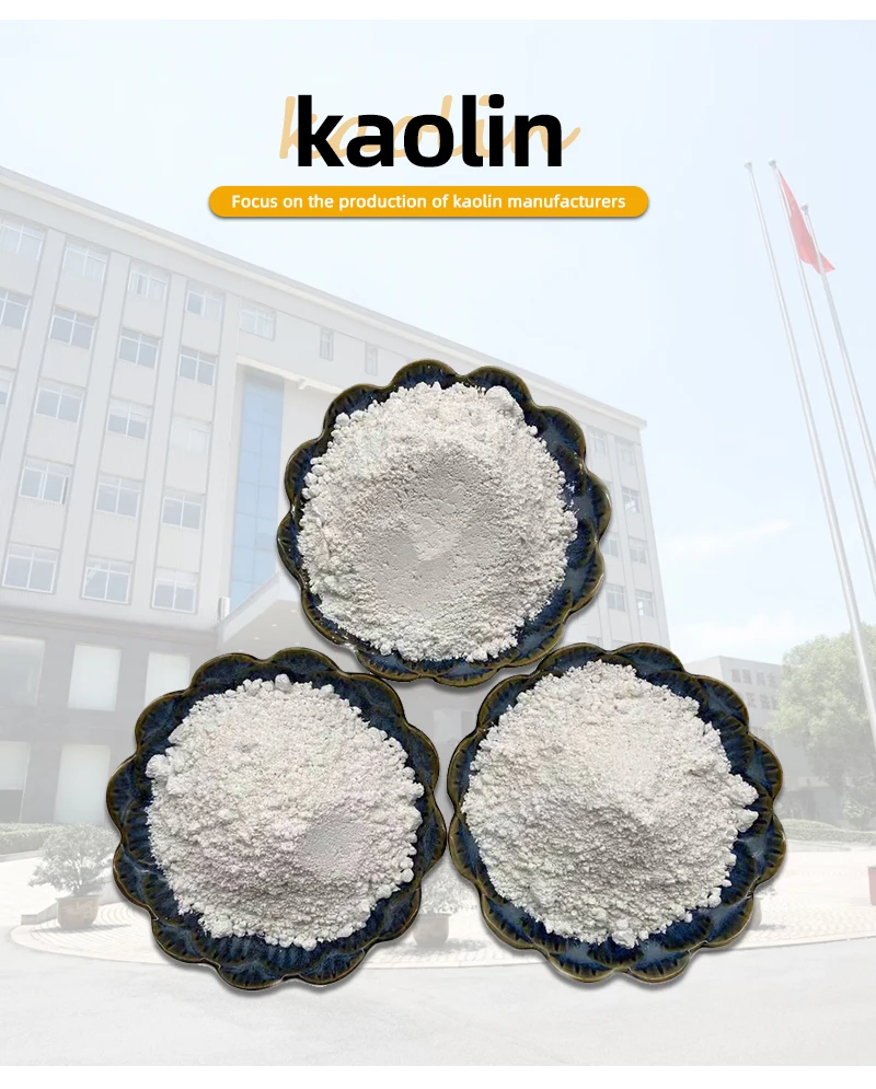 high whiteness calcined kaolin powder for ceramic soap rubber paper making industry factory