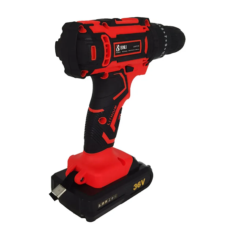 20V/24V/18V/24V Lithium Battery 710W 13Mm Brushless Double Speed Impact Drill