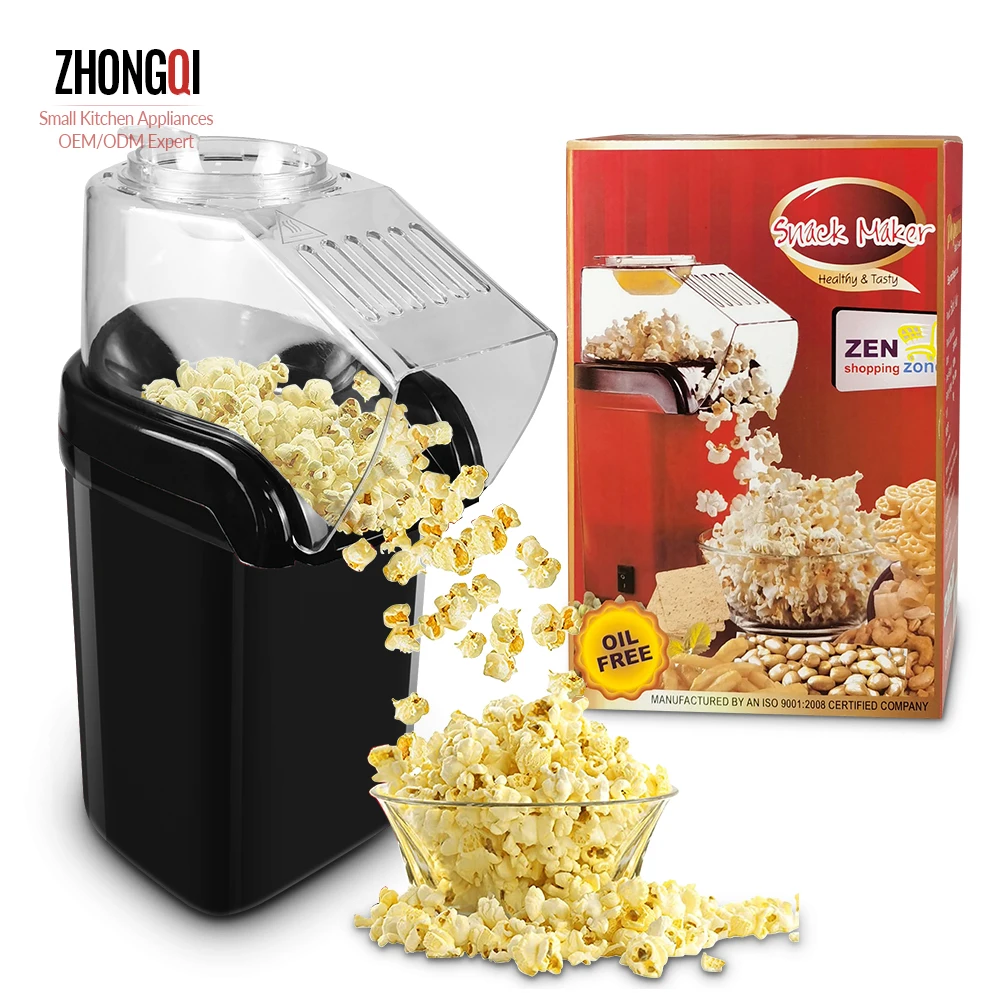 1200W Oil-free Air Corn Machine Electric Corn Popper Mini Popcorn Maker  Household Professional Healthy Home Kitchen