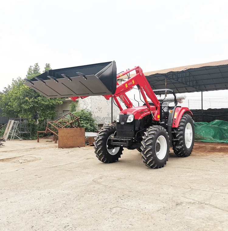 Ce Certification Front End Loader Tractor with Grapple Bucket