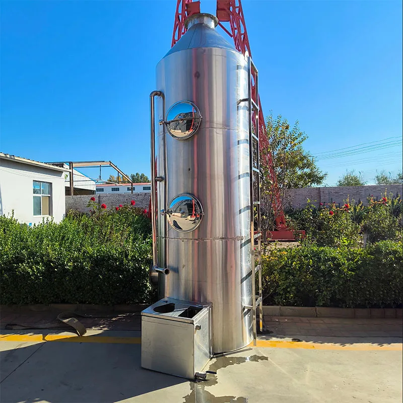 Stainless Steel Gas Scrubber Treatment Acid and Alkaline Waste Gas  HLC  NoX for Spraying Chemical Food and Industries