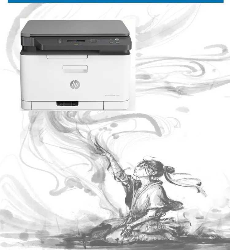 Printer A4 Color Laser Copier Scanner Allinone Commercial Office 181fw 281fdw Color Laser