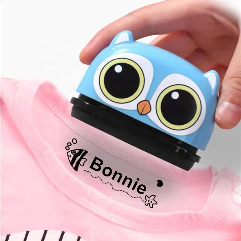 Cute Animal Design Clothing Stamp Self Inking Personalized Baby Stamps Kids  Name Stamps for Daycare Nursing Home School Office Clothing - China Kids  Stamp, Name Stamp