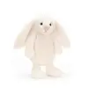 Conejo blanco de peluche, 31 cm.