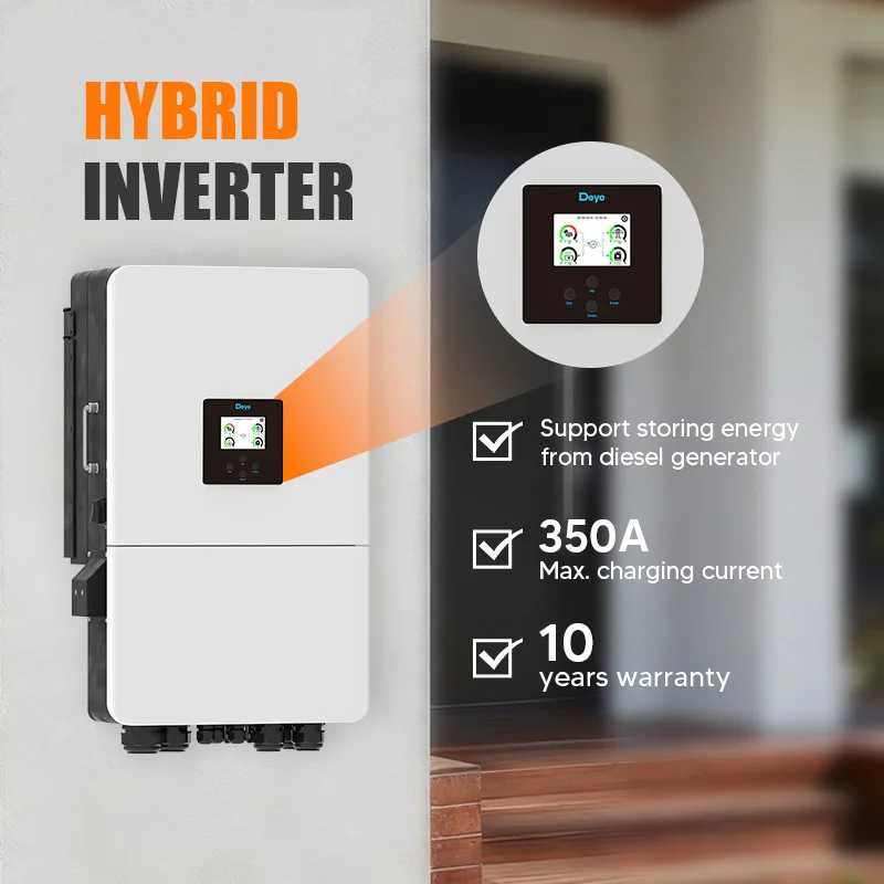 deye 3kw 5kw 6Kw 8kw 10Kw 12kw 15kw 20kw Single Phase Three Phase Hybrid Inverter Solar Energy System Dye Hybrid Inverter