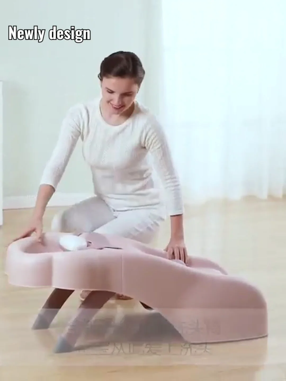 Adjustable Children Shampoo Chair Care Bed Foldable Pp Plastic Child