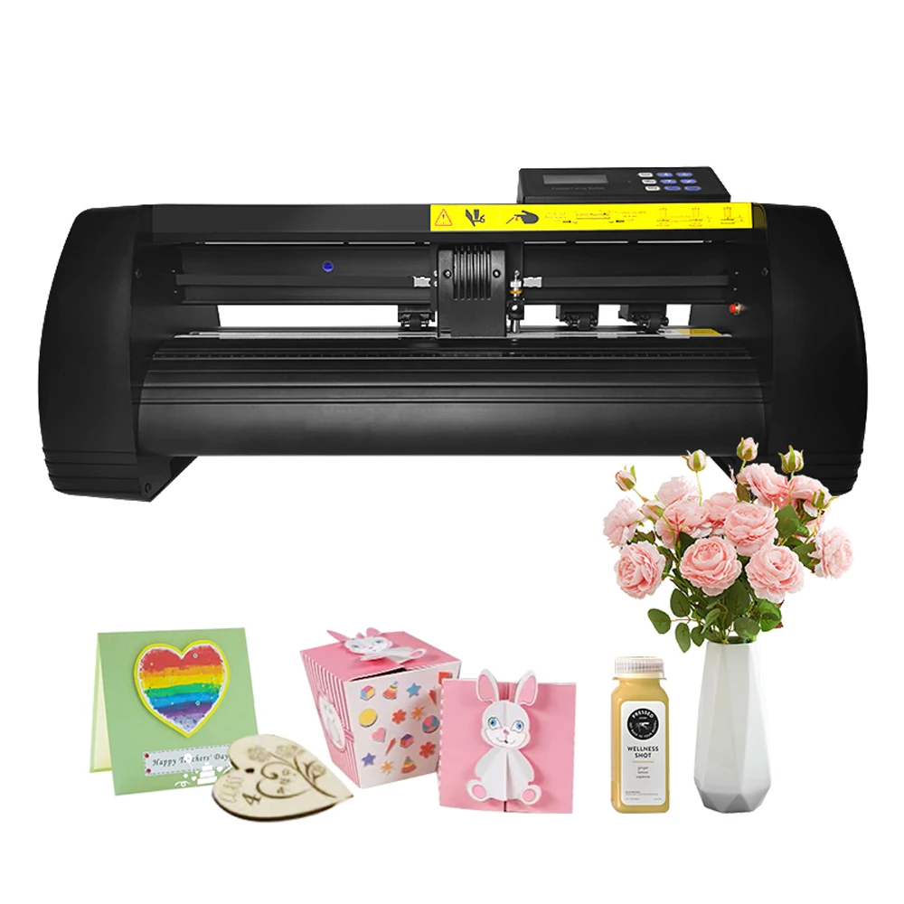 Factory Direct 2024 16inch Mini Vinyl Cutting Plotter Machine 24" Table with Stepper Motor Driver Plotter Support Signmaster Cut
