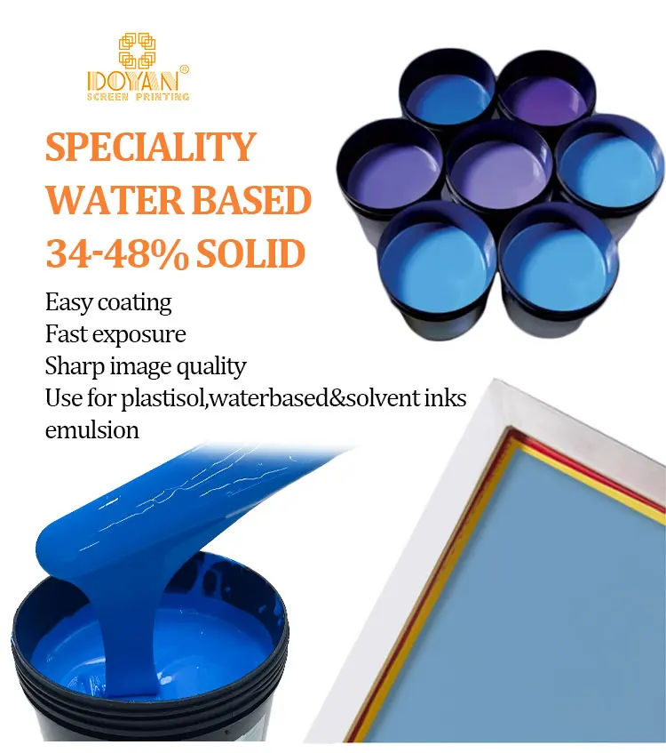 Water Plastisol Solvent Uv Inks Use High Quality Screen Printing Photo