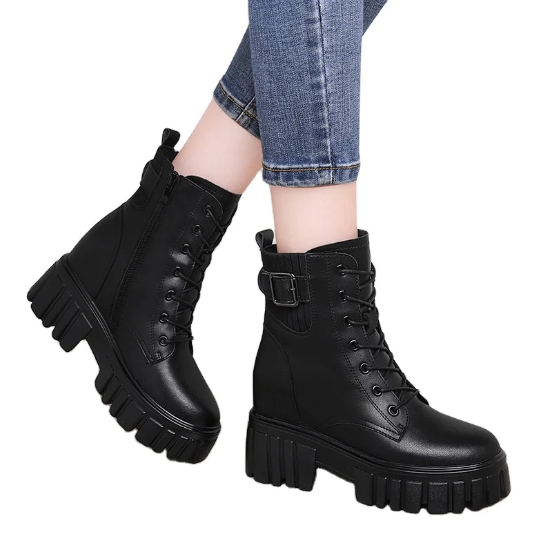 New Custom Senhoras Saltos De Couro Genuíno Tornozelo Botas De Pele De  Couro Mulheres Botas De Inverno Sapatos De Mulher - Buy Sapatos De Inverno  Mulher,Sapatos Térmicas De Inverno Sapatos Quentes Botas