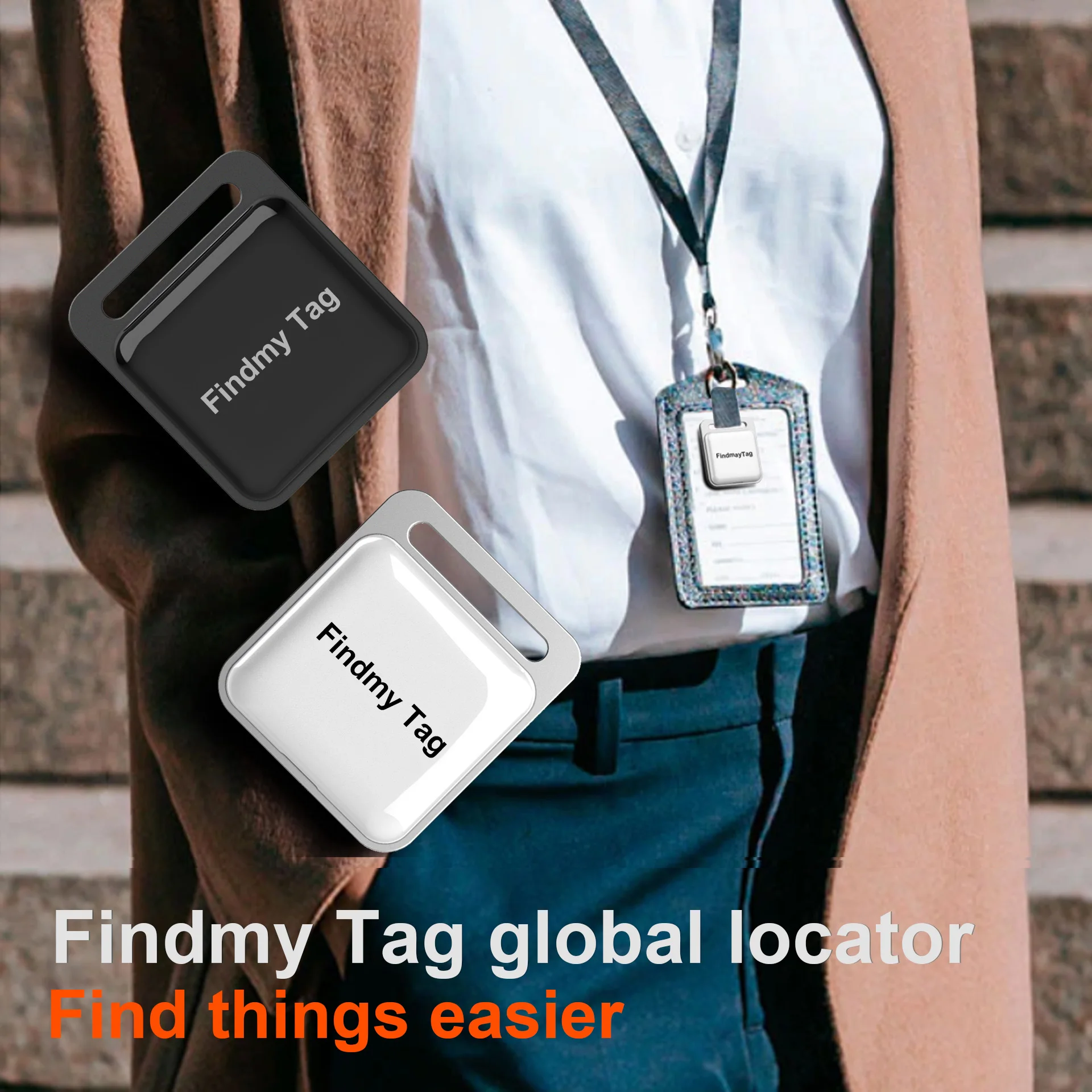 Mini Smart Anti Lost Alarm Wallet Key Finder Smart Tag GPS Tracker Locator Keychain Pets Dogs Cats Children Valuables Handbag