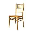 Wedding Chair Wholesale Metal Stackable Event Tiffany Chiavari Wedding Chair With Cushion