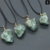 Fluorite (corda in pelle dorata)