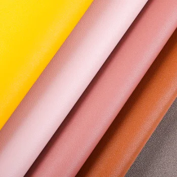 Soft Touch Home Sofa Upholstery Leather Premium Solvent Free Leather Silicone Surface Microfiber Leather for Car Seat