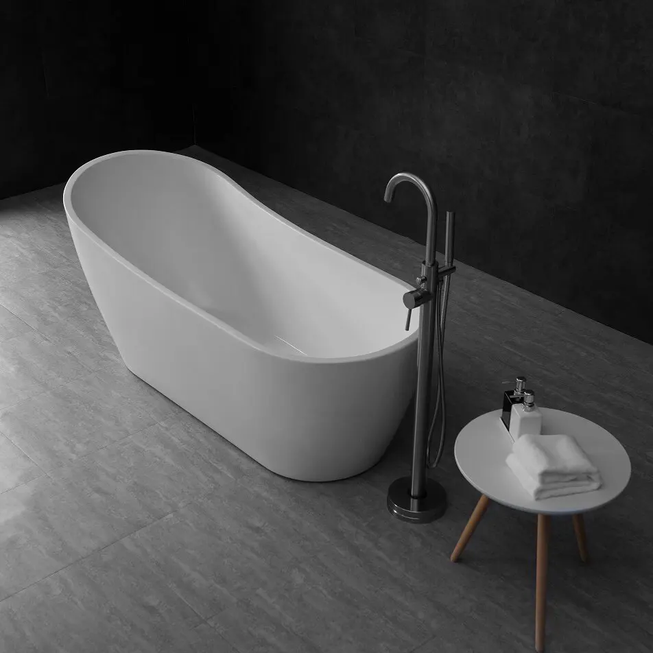 Cheap Freestanding Bath Tub Simple Traditional Design Acrylic Material Free Standing Bathtub For ...
