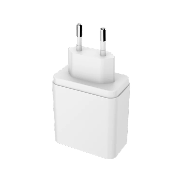 Wholesale PD65W Fast Charging Foldable USB Wall Charger Built-in Dual USB-C Ports for Laptop Multi-port Charger i20-65W