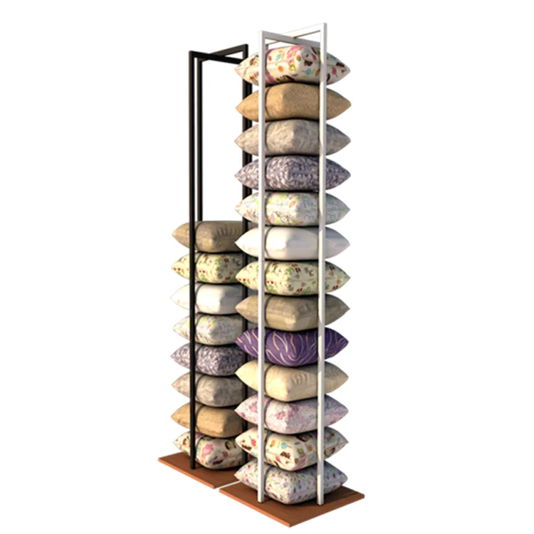 Throw pillow display on sale rack