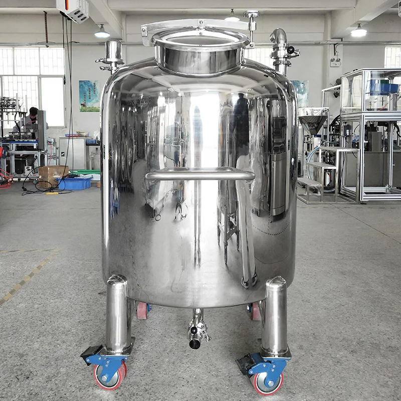 Multifunction Food Mixing Tank Ethanol Storage Tank Liquid Mixer With Faucet 500L Blender Stainless Steel Storage Tanks