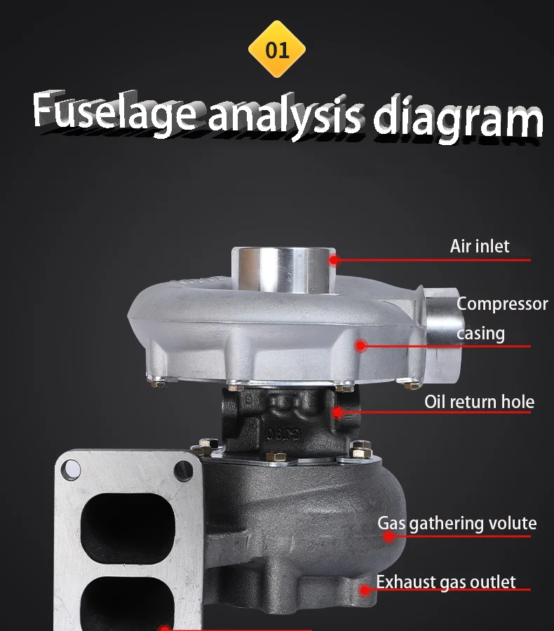 Cheap Turbocharger Kta50 Turbo Charger 3594104 3594105 3594106 4033447