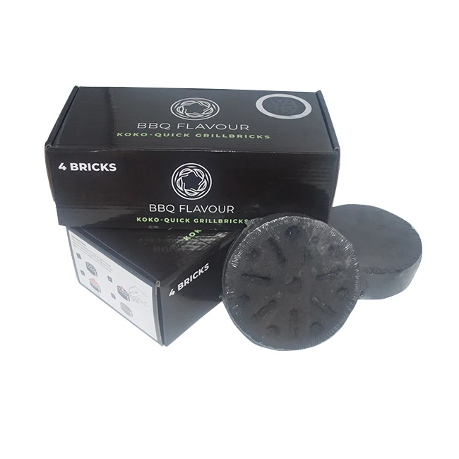 HQBQ0003 HongQiang быстрое освещение Бездымная Кокосовая Скорлупа древесный уголь для барбекю