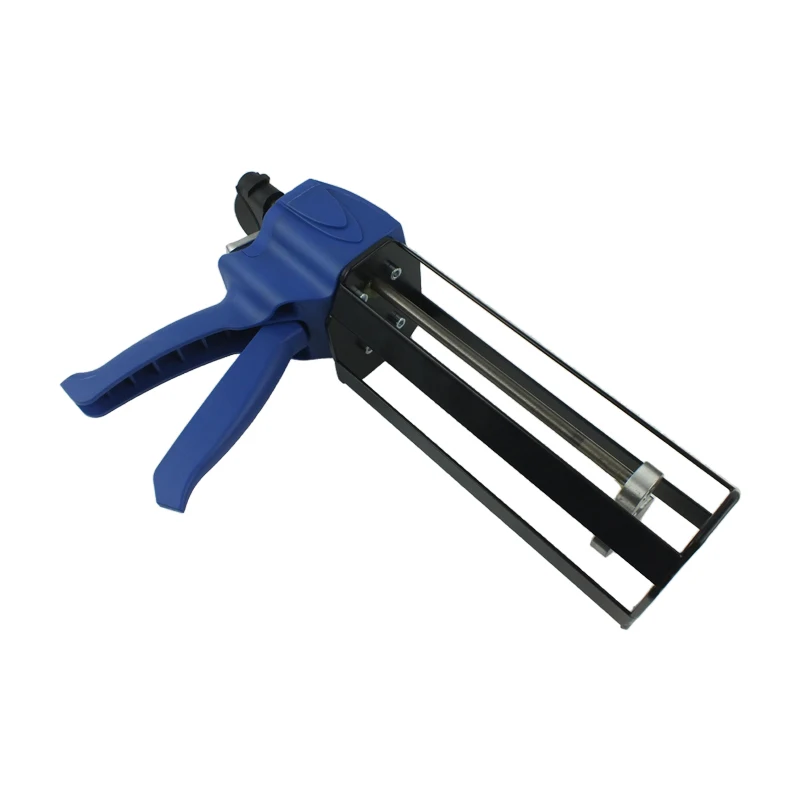 400ml Industrial/DIY Dual Component AB Glue Gun Steel Large Capacity Manual Syringe Glue Tube Pusher Sealant OEM Customizable