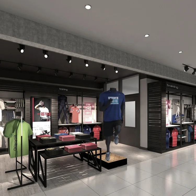 Source Professional Sport Shop Interior Design Retail Display Shop