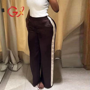 GX6109 Fashion High Quality 2026 Clothing Boutique Women's Street Wear High Waist Knitted Trouser Casual Unique Pant