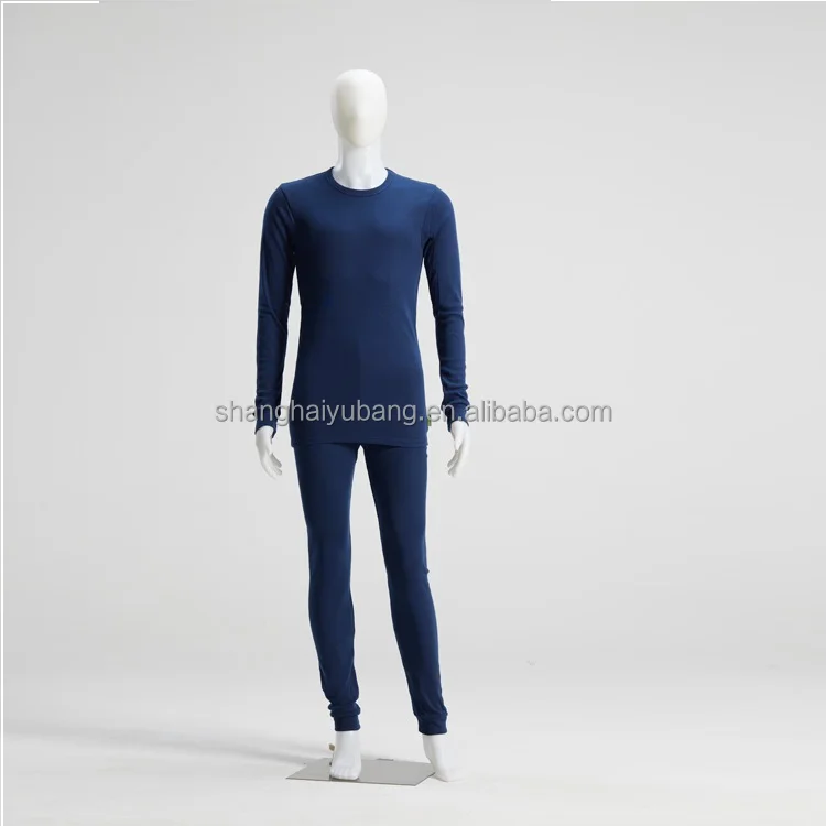 Polypropylene Staple Fiber High Performance Knit Thermal Blue Long