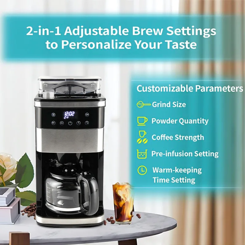 American Style Fully Automatic Grinding Integrated Coffee Machine