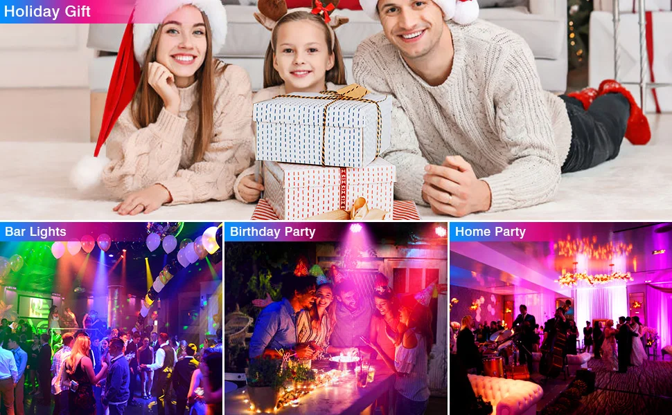 Сценическое светодиодное освещение, 36 светодиодов, RGB DJ LED Par освещение, дистанционное управление, активация звуком, автоматическое воспроизведение, сценическое освещение