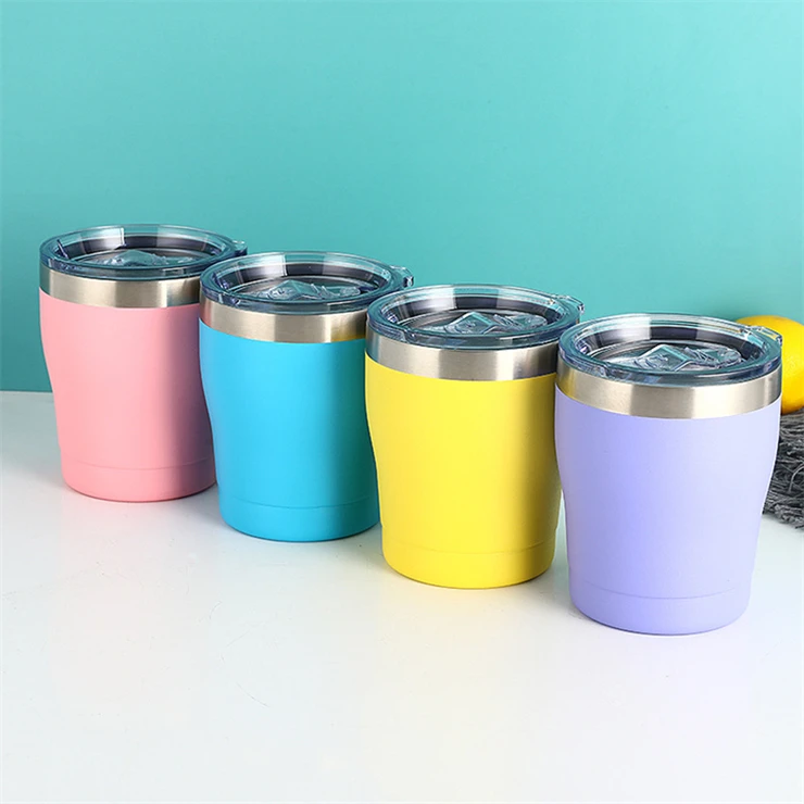 8 Oz Stainless Steel Sippy Cups For Kids And Toddlers Bpa Free Healthy Unbreakable Premium