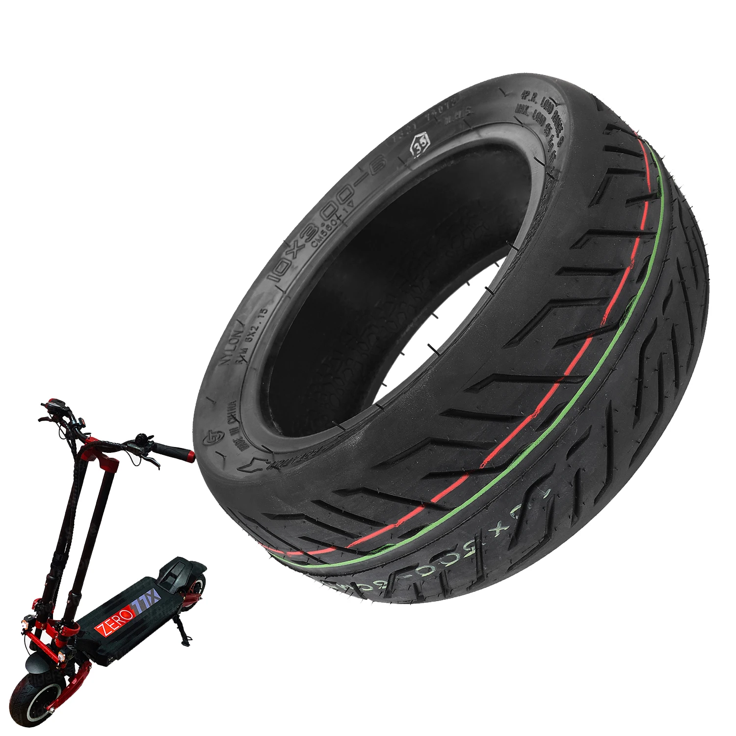 80/100-10 4PR CHENGSHIN正規取扱い店 バイクタイヤ 10インチ C6161 