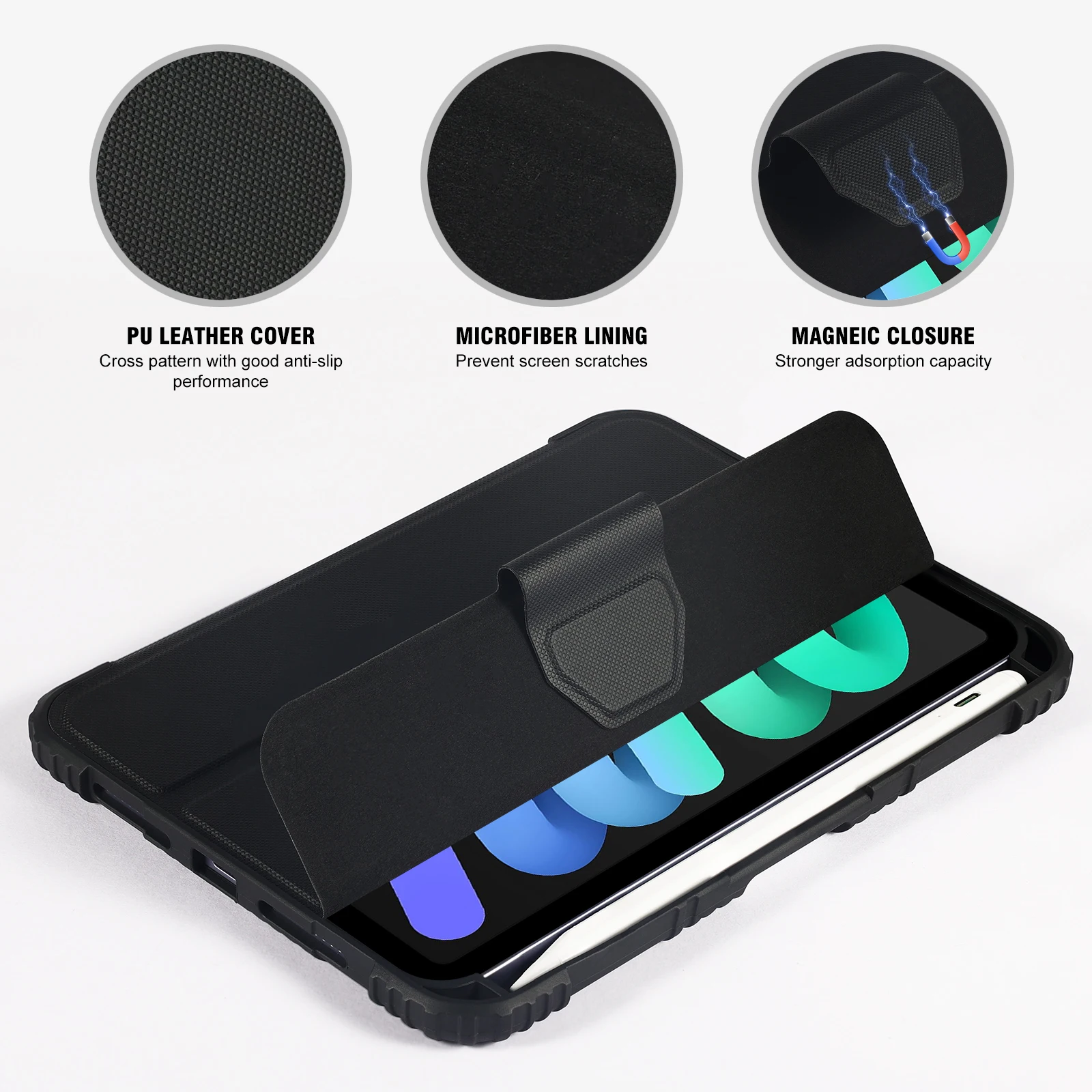 Rugged Clear Transparent Back Sleeve for Ipad Mini