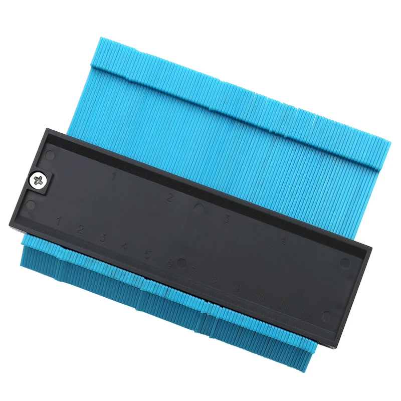 12cm Shape Contour Gauge Profile Tool Plastic Contour Copier Measuring Instruments Shape Gauge Duplicator Contour Template Tools