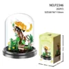 P2346 Scorpion Warrior - con copertura trasparente e base nera